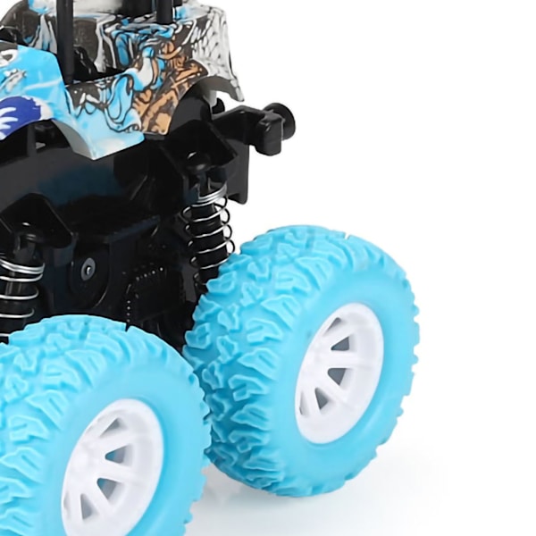 Mini Inertidrevet 4x4 Offroad Legetøjsbil Børne Legetøj Offroad Klatring Stuntbil Stødtålig Stunt Legetøjsbil Blå