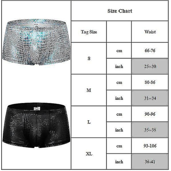 Golden XL Miesten Boksirihmat Alusvaatteet Trunks