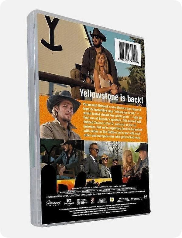 Yellowstone: Sæson 5 Del 2 engelsk version (DVD 2-Disc Sæt) Ny
