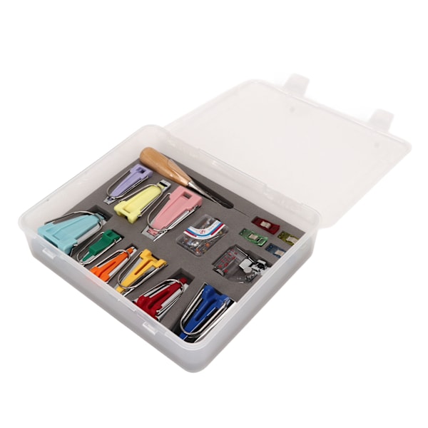 Sy Bias Tape Maker Kit med Snap On Binders Fot 9 Bias Tape Makers Quilt Syl Bias Tape Maker maskin för gör-det-själv