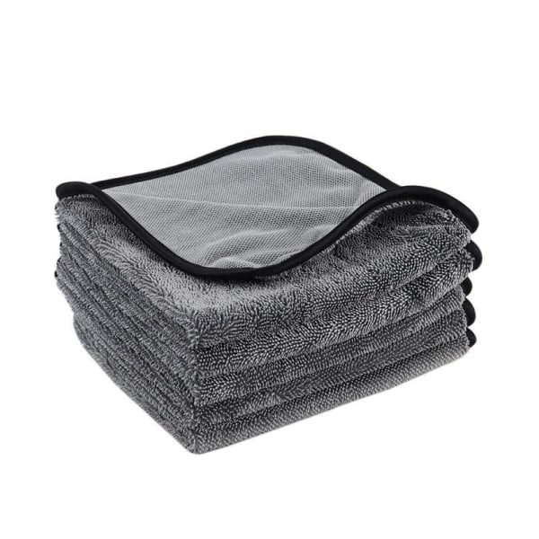 Gulvklut Mikrofiber bilvaskehåndklær Ikke lett å miste hår Tykke og absorberende rengjøringshåndklær (5 stk)