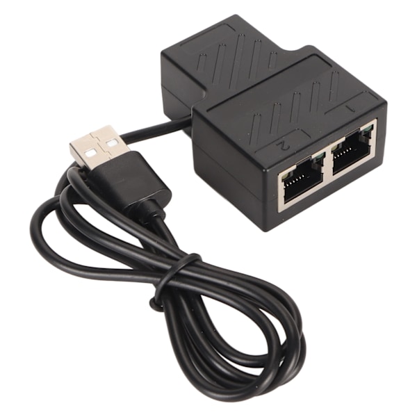 Ethernet-jakaja 100M 1-2 Kultapinnoitettu Pin Shielded Layer Vahva PVC LAN-jakaja ADSL Hub Switch TV Reititin