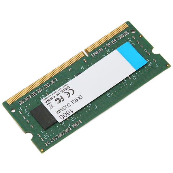 DDR3L SODIMM 1600MHz RAM 64Bits Bredd 204Pin Dataanslutning Plug and Play 1600MHz RAM för bärbar dator 8GB