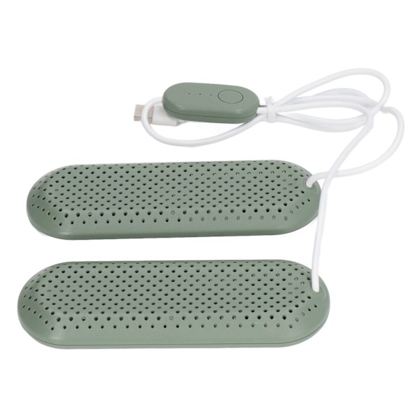 Hushålls-USB-skotorktumlare Studenthemssal Vuxendeodoriserande Boot Skotortork med Timer OD Grön