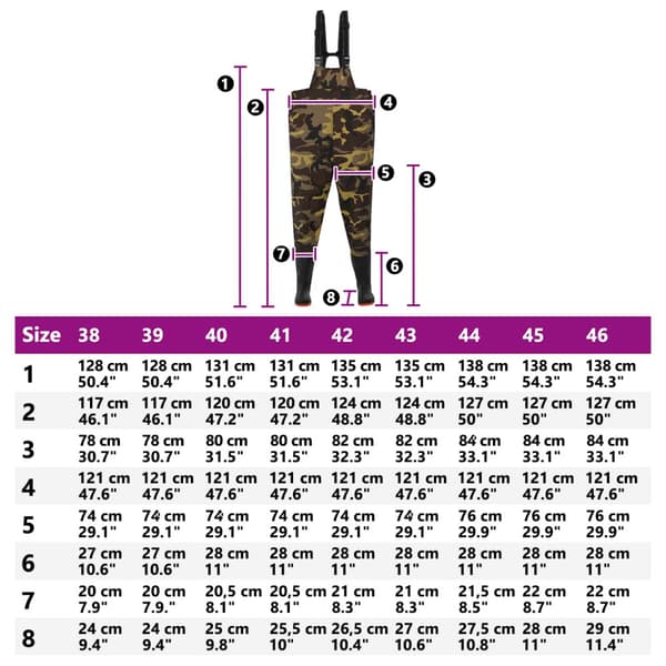 【NX】Rintahaalarit saappailla, PVC-pinnoitettu polyesteri, koko 41
