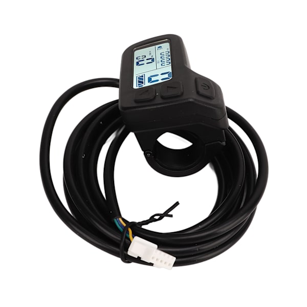 Elektrisk cykel LCD-display 24V 36V 48V Universal SM-stik Hastighedskontrolmåler til elektrisk cykel