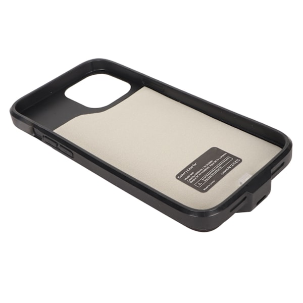 6,7 tums 5500mAh batteriladdarfodral Extern Power Bank Batteriladdningsfodral för Iphone 12 Pro Max Svart