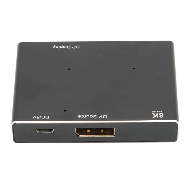 DisplayPort HD Multimedia Interface Splitter Understøtter 8K MST SST 1 Ind 2 Ud Retningsbestemt DP-distributør til hjemmebiograf