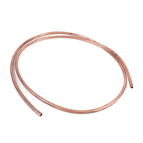 2m C1100 T2 Kobberrør Slange for Kjøleskap Aircondition OD 10mm / ID 8mm