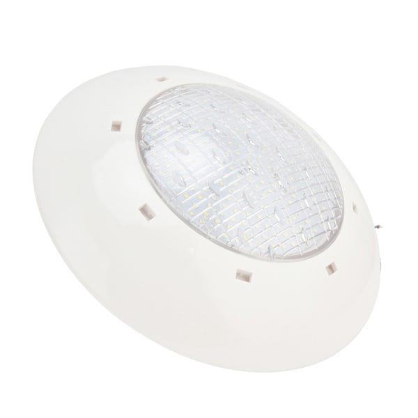 Svømmebassenglampe Plast IP68 Vanntett SMD2835 LED Undervannsbelysning AC12V Hvitt Lys 35W 3500LM