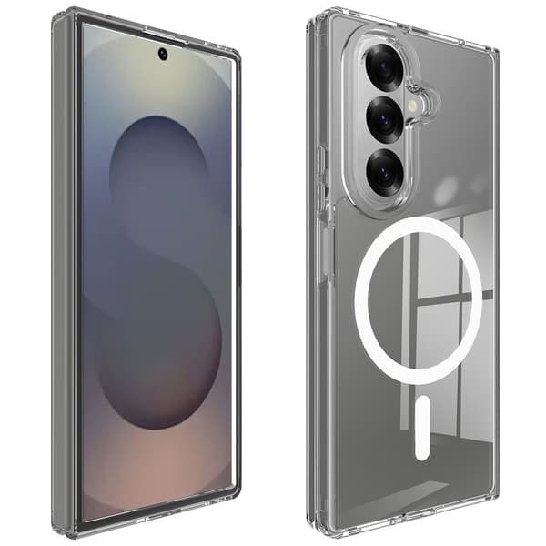 Compatible with Samsung Z Fold7 Transparent TPU Case - Transparent Transparent transparent