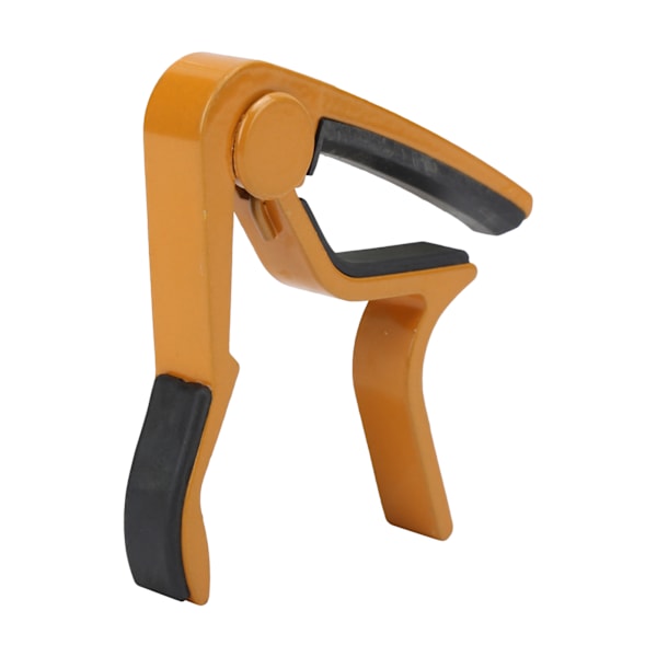 1 stk guitar capo 5 stk celluloid pick zinklegering strengeinstrument reparationstilbehør (guld)