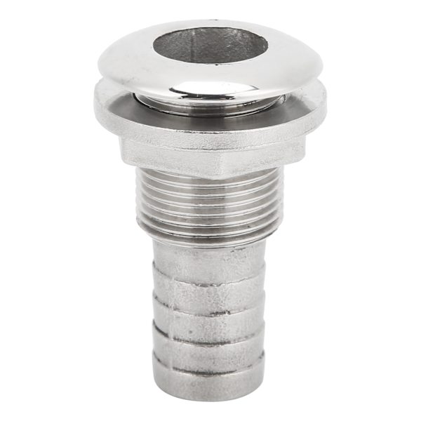 Marine båd gennem skrogkoblingskobling Rustfrit stålslange Svanstapp Marine hardware 3/4 tomme