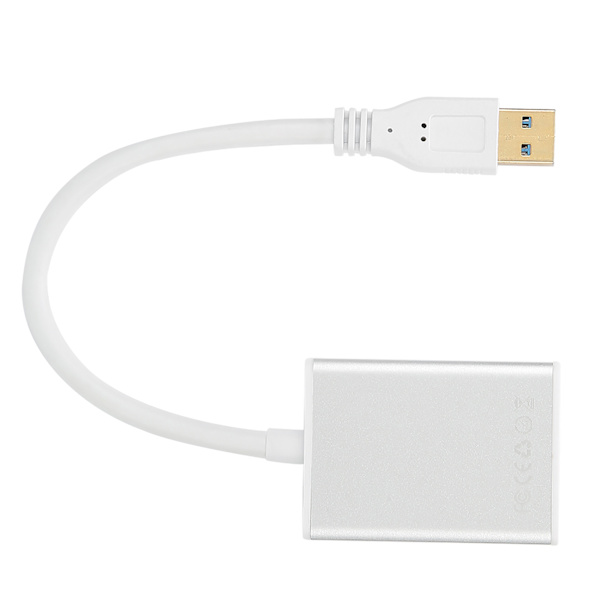 USB 3.0 till HDMI-kabeladapterkonverterare 1080P-skärm för PC/OS X HDTV-projektor