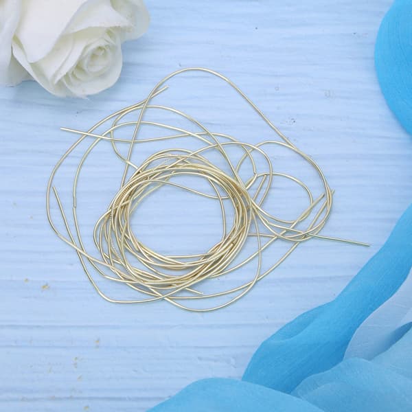 Brodertråd Koppartråd Sysöm Sömnad Glans 1,5 mm Dia. Manuell DIY StringSand Golden