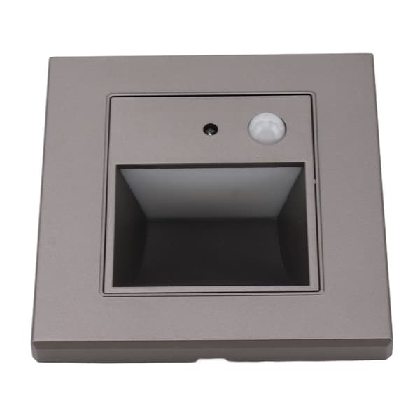 1,5W 3000K sensor trinnlys Innfelt trappelys LED-trinnlampe med bevegelsessensor 180-240V