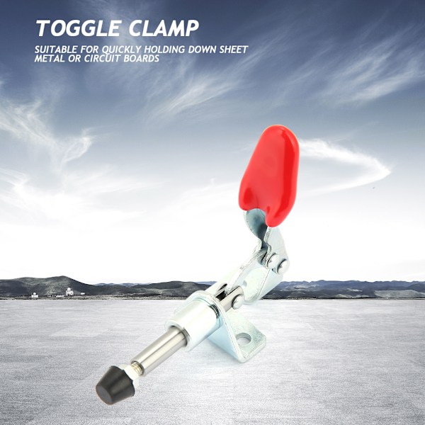 2st Järngalvaniserad Snabbfixerad Push Pull Typ Vertikal Toggle Clamp