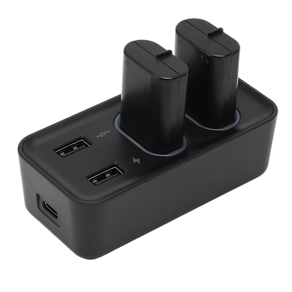 Controller-batteripaket 2st 800mAh uppladdningsbara batterier med USB-laddarstation för Xbox One X S-serien