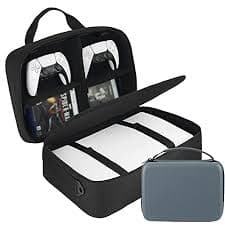 Travel Case Compatible with Console Compatible with PS5/PS4/Playstation 5/PS5 Digital Edition