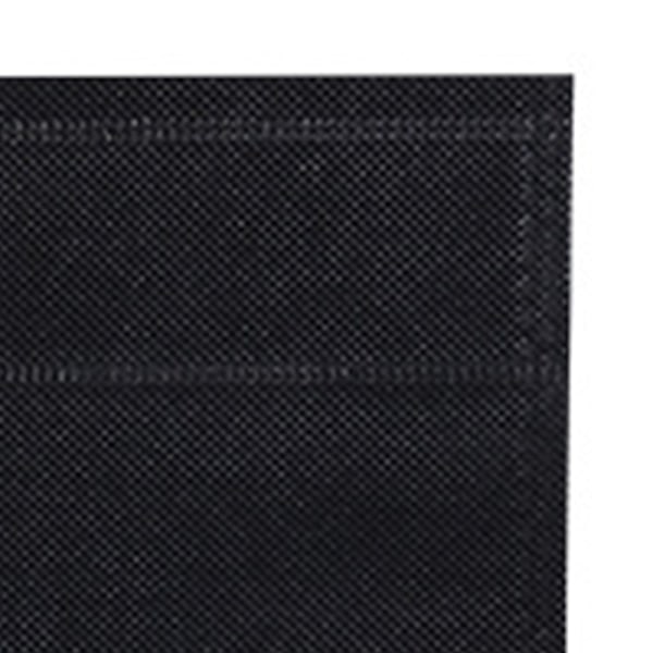 50 st Die Cut Non Woven påsar Miljövänliga tygpåsar med platt mun Non Woven Tyg plaggpåsar Svarta 25x35cm/9.8x13.8in