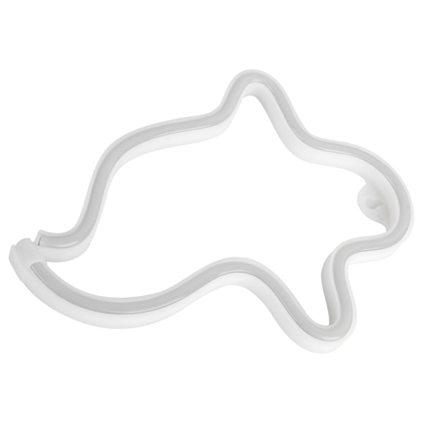 Ghost Shape Neonskylt Innovativ LED Neon Night Light för Halloween Festival Party DecorationPure White
