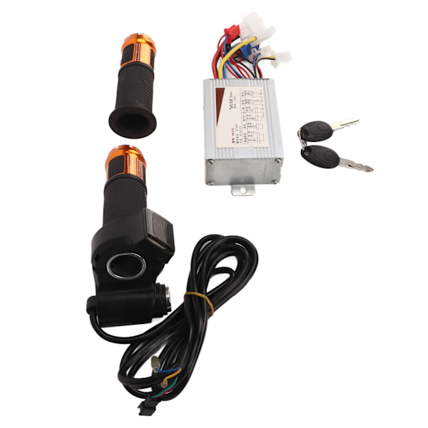 DC48V 800W Børstet DC-Motor Hastighetsregulator Med Gull Allsidig Twist Grip for El-Sykkel