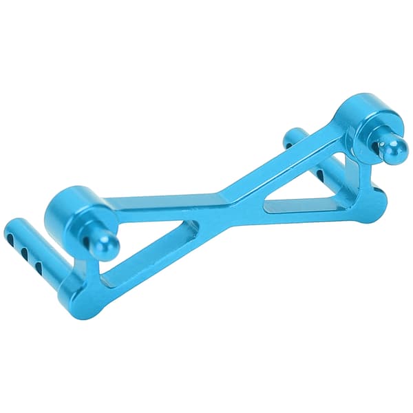 RC aluminiumslegering front bilskalstolpe Kompatibel med Axial SCX24 C10 1/24 RC simuleringsmodelbiler Blå