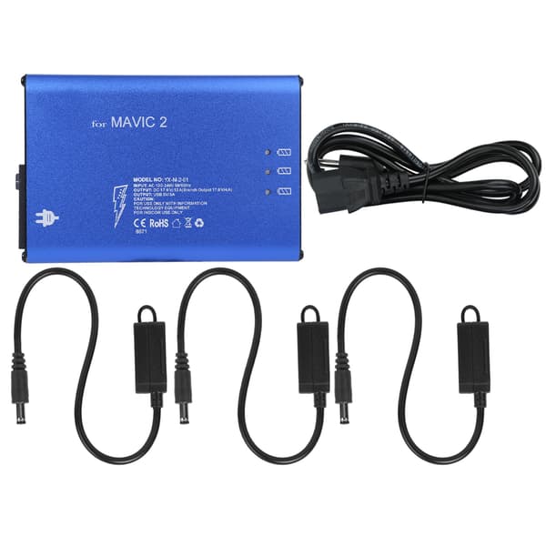Profesjonell Praktisk Drone Batterilader Drone Tilbehør Passer for DJI MAVIC2 US-Plugg