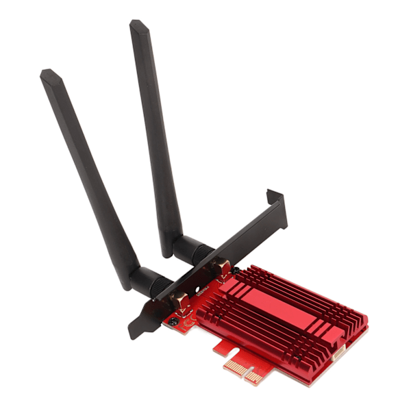 Gigabit nettverkskort WiFi 6 Bluetooth 5.2 2.4G 5.8G Dual Band Trådløs PCIE X1 Adapter for Windows10 11 64 Bit