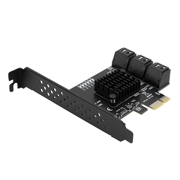 Expansionskort PCIE till 6Port SATA3.0 hårddisk 6G ASM1166 Master GEN3 1 x gränssnitt