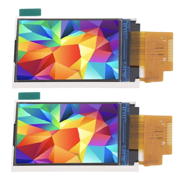2 ST TFT IPS Display Modul 1,8 tum Färg 128 X 160 SPI Interface ST7735S Drive Display Modul