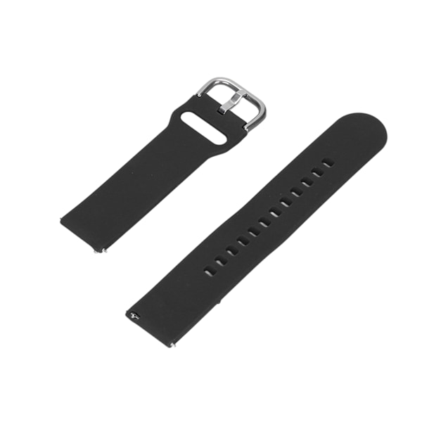 Smartwatch Band Silikon 20 mm Klocka Armband Enfärgad för Amazfit GTS 3 GTS 2 Bip S Bip UBlack