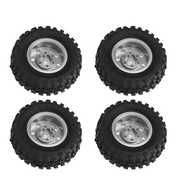 4 kpl RC-auton renkaita 8 reiällä, vanteet ja renkaat Xiaomi Jimny XMYKC01CM 1/16 kauko-ohjattaville autoille, titaani