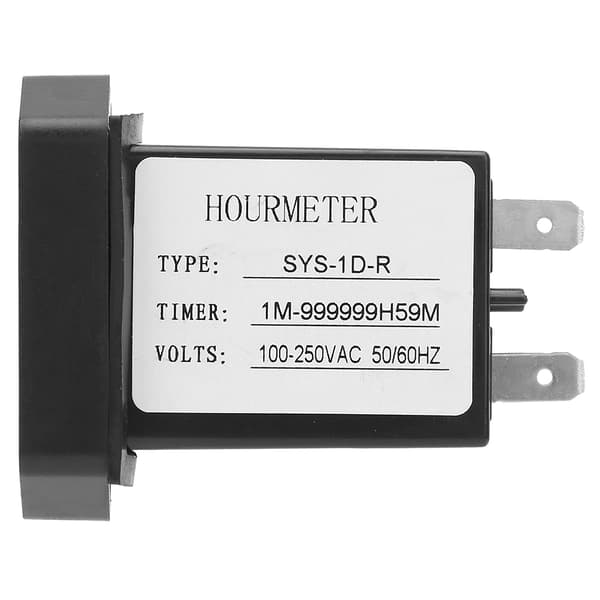 【NX】SYS1DR Industriel digitalt display Elektronisk timer akkumulerende tidsmåler 100V250VAC