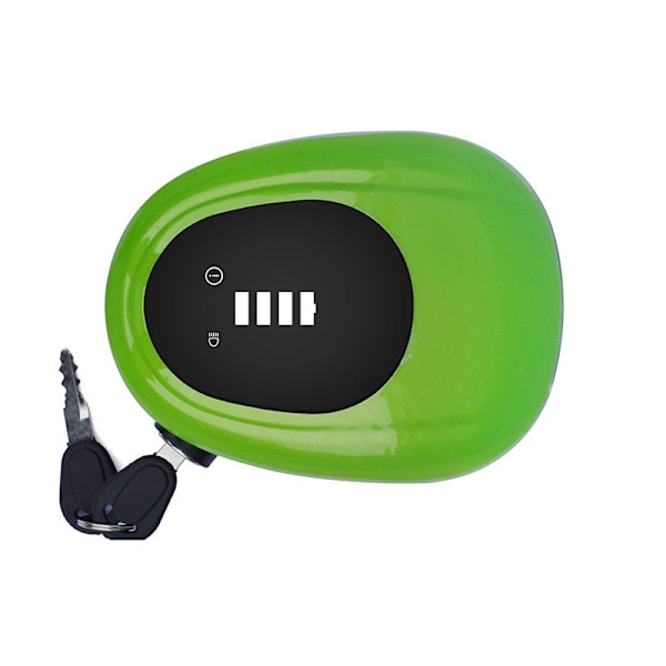 Strålkastare Bright Light Sealed Shell Högt ljud Vattentät Front Safety Pannlampa för Elcykel Grön