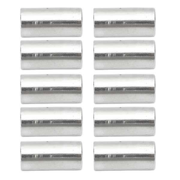 10 kpl Pyöreä liitäntämutteri M8x1,25 sisäinen kierre L25mm tanko liitäntämutterit Ruostumaton teräs kierteinen holkki