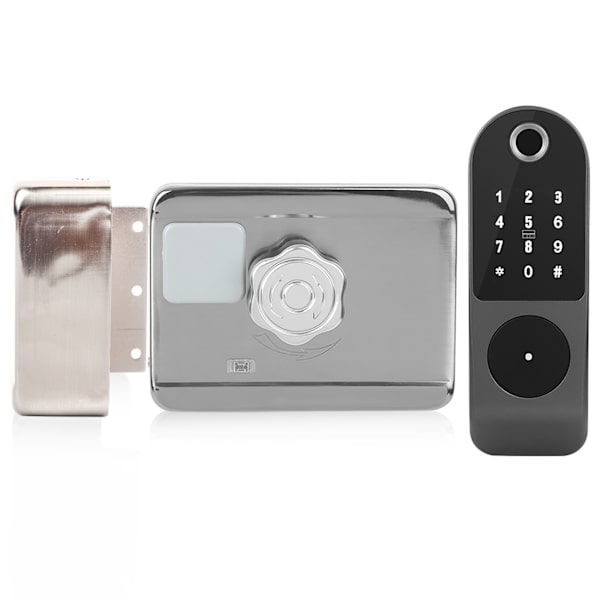 WIFI Dørlås Fingeravtrykk Passord IC-kort Nøkkelkabel Gratis Digital Gate Access Control for TUYA