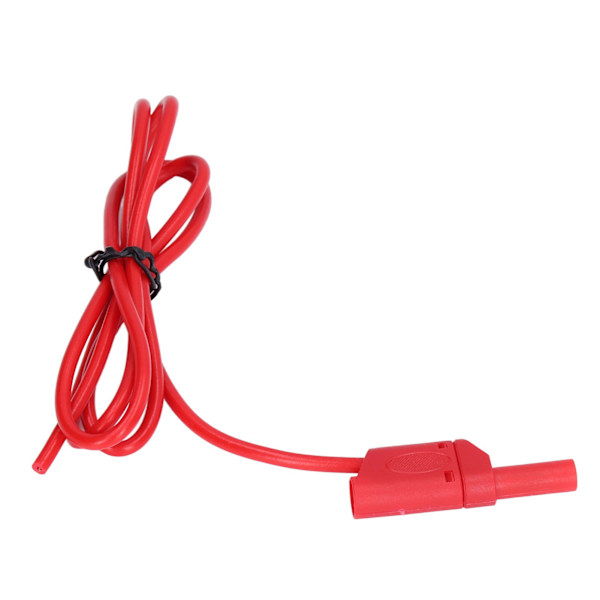 Bananplugg Testkablar Kit Säker typ hane till hane elektrisk multimeterset J.70016 4mmRöd