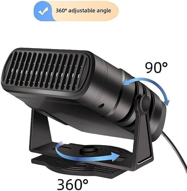 【NX】Bilvärmare 24v 200W värmeavfrostning avimning, 360° roterbar