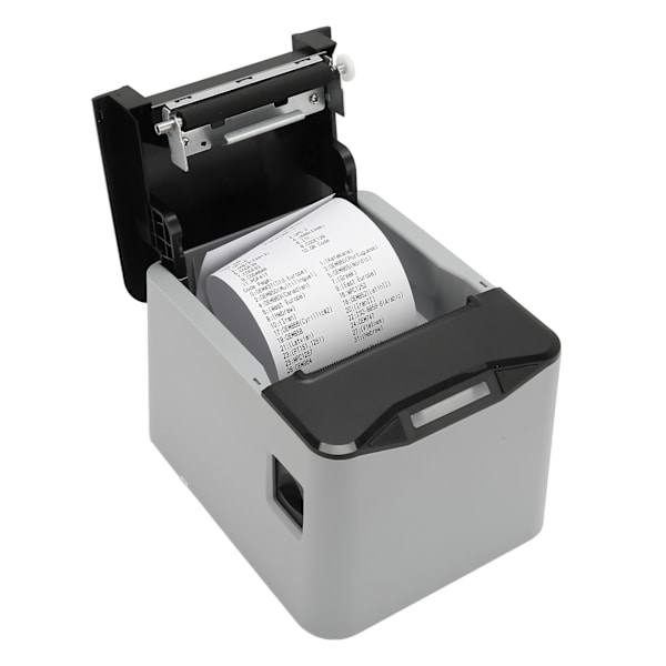 80 mm USB termisk kvittskriver med Auto Cutter POS-skriver Bill-skriver for kjøkken Kommersiell detaljhandel 100‑240V