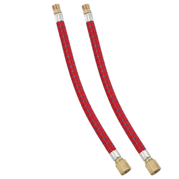 2 kpl Pyöränpumppu Jatkoputkea Pituuden Kasvatus 16,6 cm / 6,5 tuumaa Nylon Kupari Materiaalit Kaksoisventtiili Suunnittelu Pumppuletku