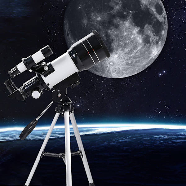 Astronomiteleskop til børn og voksne Professionelt astronomisk refraktorteleskop med stativ og trådløs fjernbetjening
