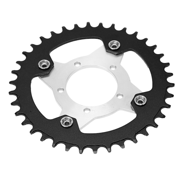 104BCD Sähköpyörän ketjurenkaansovitin ja adapteri 38T alumiiniseos CNC-leikkaus Bafang Central Drive Motor BBS01 Musta
