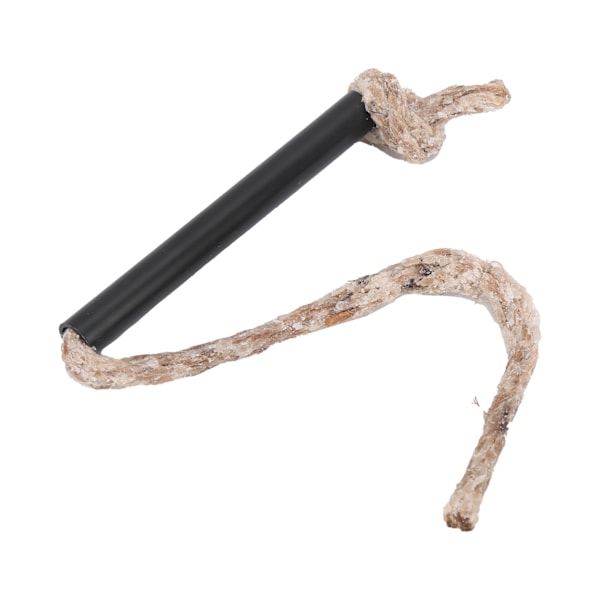 Kannettava Tinder Cord Fire Starter alumiinipalkeella Vedenpitävä Wax Wick Fire Starter