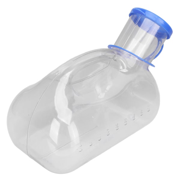1000 ml kannettava miesten virtsapönttö, läpinäkyvä muovi, vanhuksille ja vammaisille