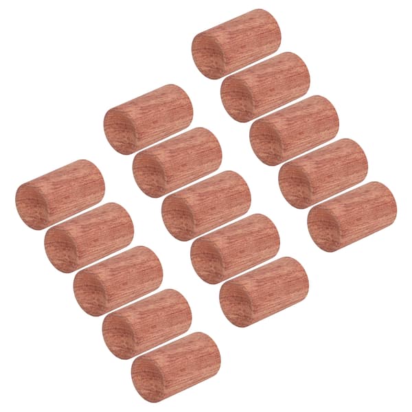 15 st trä eterisk olja diffusor rosenträ bärbar mini rund aromaterapi diffusor