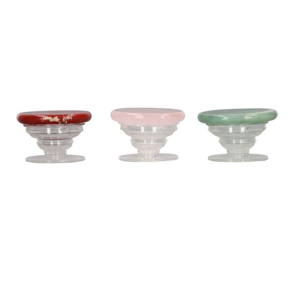 3 stk Steinfonholder Slankere plassbesparende lyse farger Telefonholder for julegaver