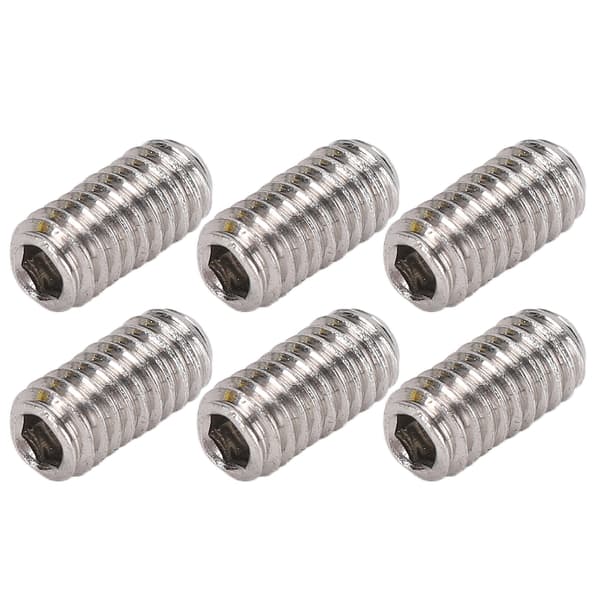 【NX】50 stk. sætskruer A2‑70 rustfrit stål grubskruer sortimentssæt hardwarebefæstelsessæt M2.5x5
