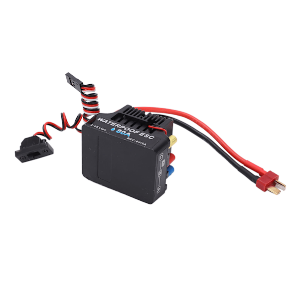 RC Bil Borstlös ESC 80A T Plugg Vattentät 6V 5A SBEC Multipelskydd 1/8 RC Bil Borstlös ESC för 1/8 RC
