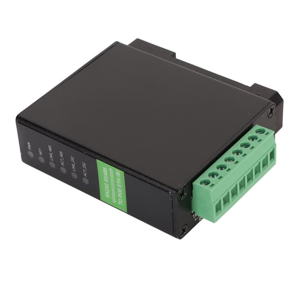 RS485 til RJ45 Ethernet seriell server Dual Channel Rail Mount 1200 til 115200bps RS232 til RJ45 Ethernet-modul